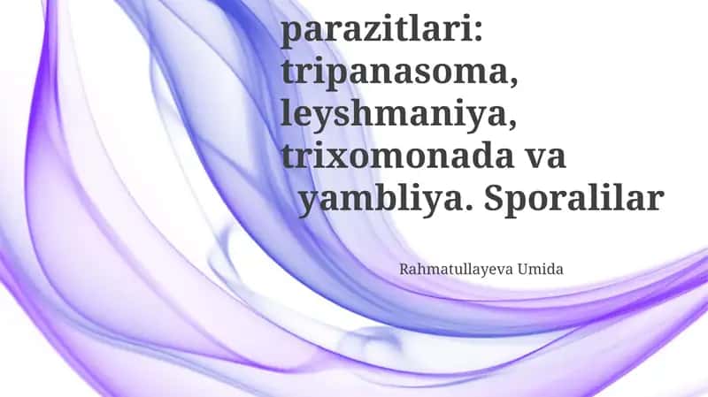 Giardia: Diagnostika va Profilaktika