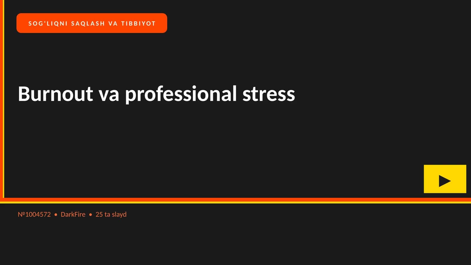 Burnout va professional stress
