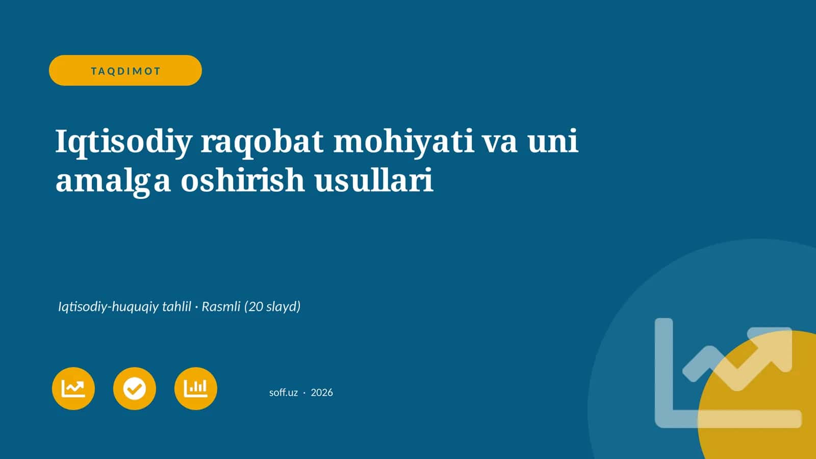 Iqtisodiy raqobat mohiyati va uni amalga oshirish usullari