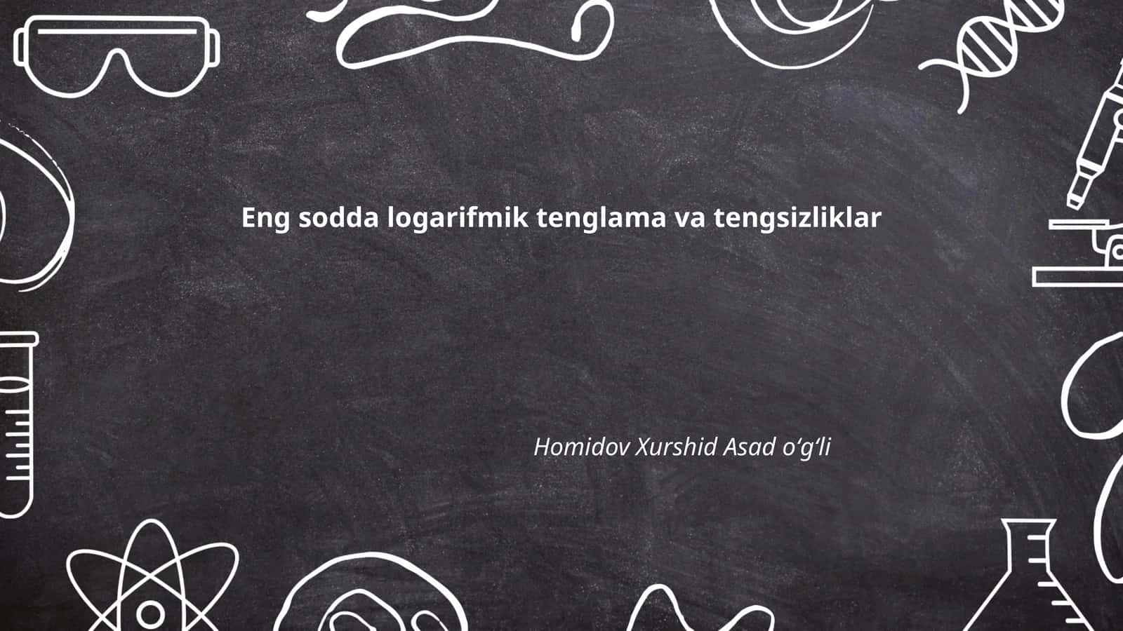Logarifmik asoslar