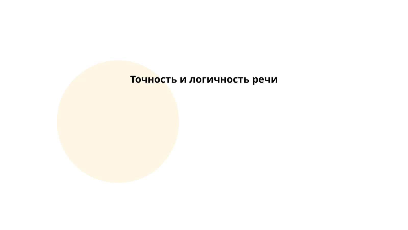 Точность и логичность речи