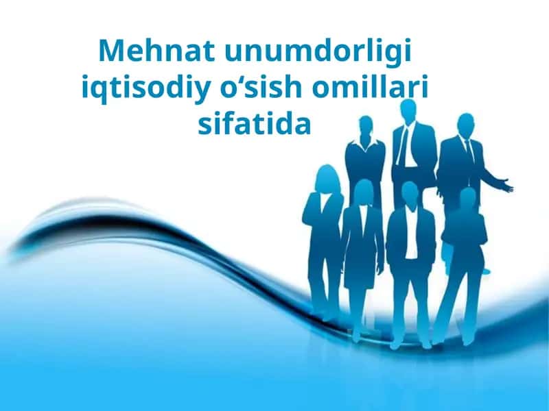 Mehnat unumdorligi va uning ish haqito’lash bilan aloqadorligi