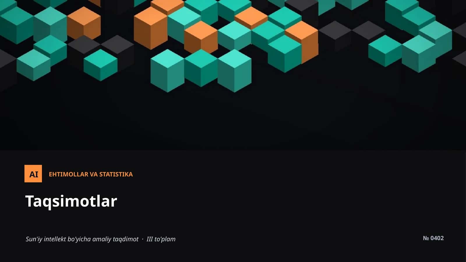 Ehtimollar va statistika