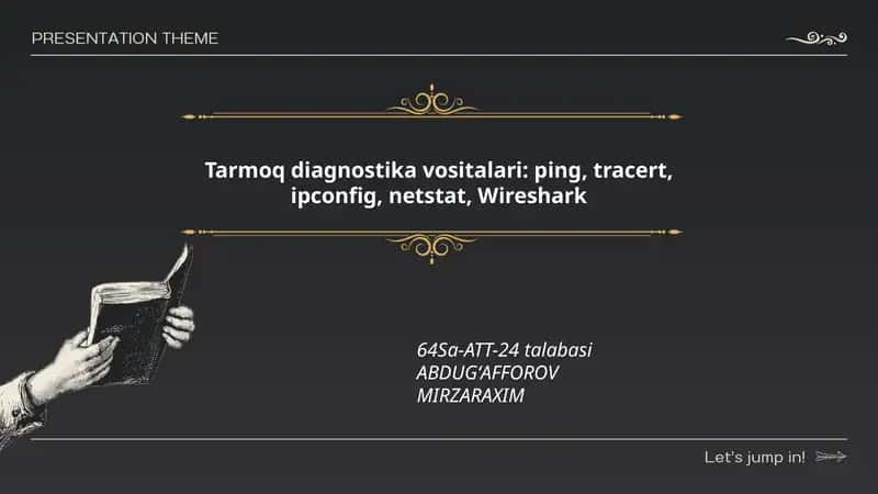 Tarmoq diagnostika vositalari