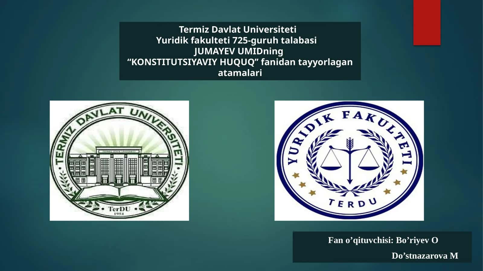 KONSTITUTSIYAVIY HUQUQ