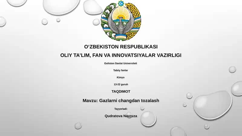 Gazlarni changdan tozalash