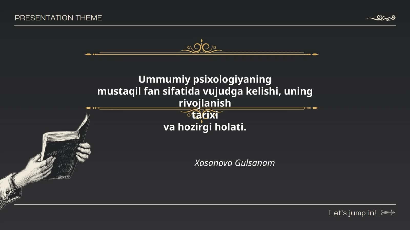 Ummumiy psixologiyaning fan sifatida paydo bo‘lishi