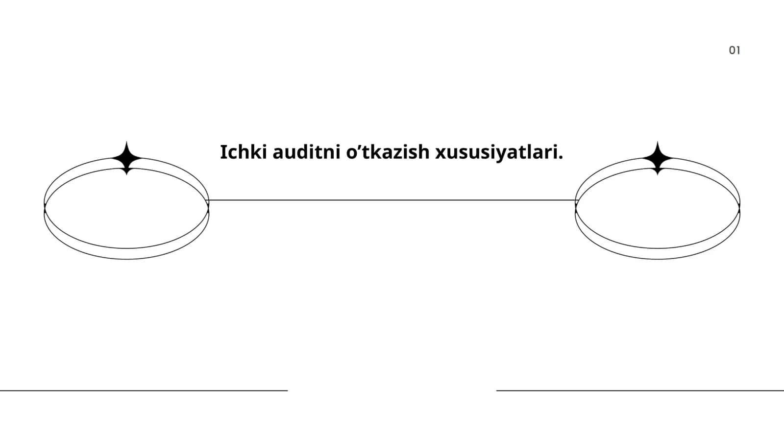 Ichki auditni o’tkazish xususiyatlari
