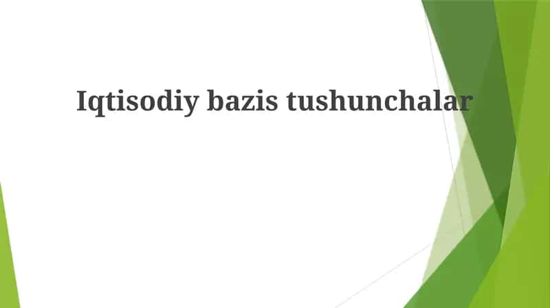 Iqtisodiybazistushunchalar