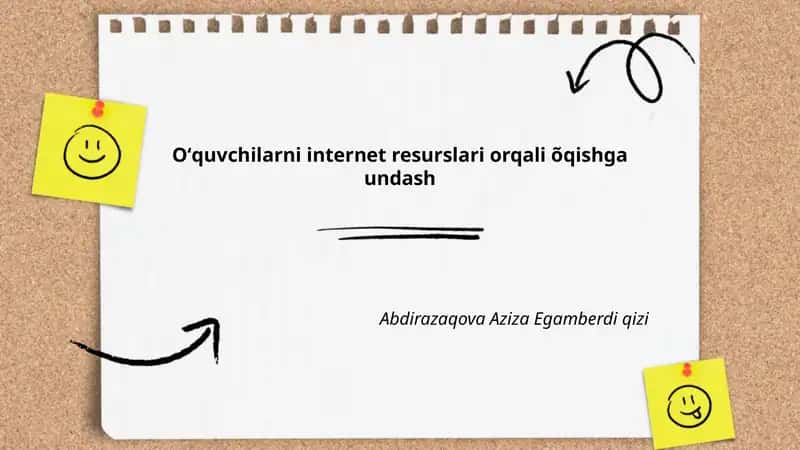 Oʻquvchilarni internet resurslari orqali õqishga undash