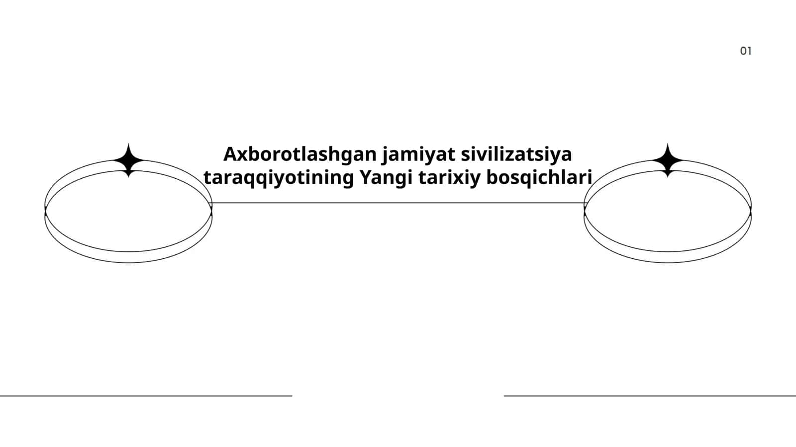 Axborotlashgan jamiyat sivilizatsiya taraqqiyotining Yangi tarixiy bosqichlari