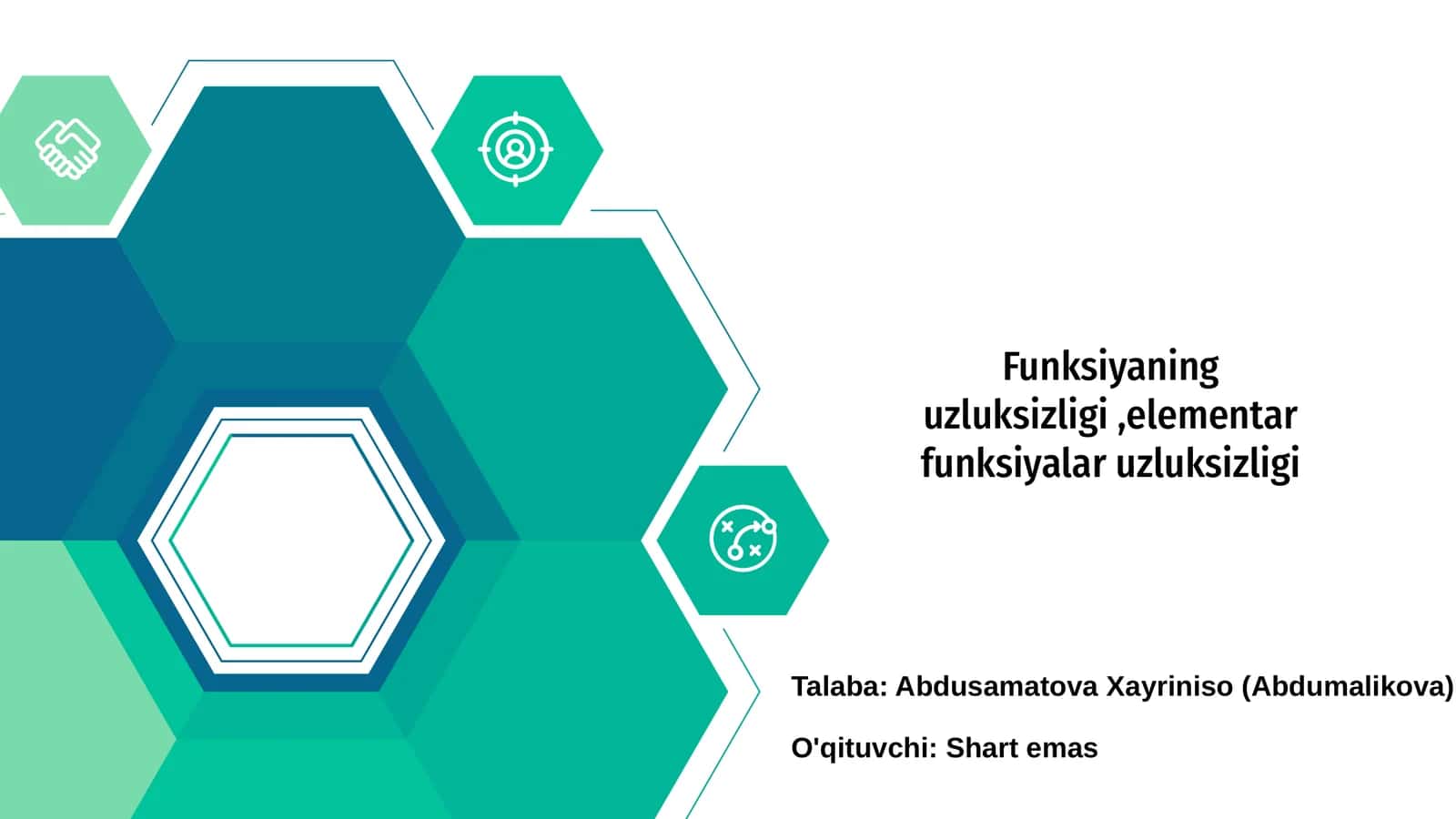 Funksiyaning uzluksizligi, elementar funksiyalar uzluksizligi