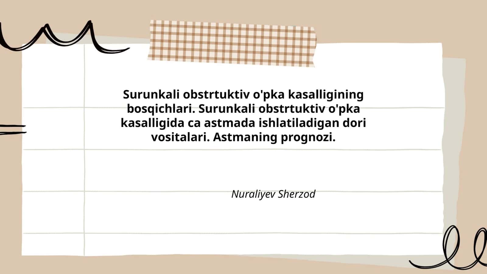 Surunkali obstruktiv o'pka kasalligining bosqichlari