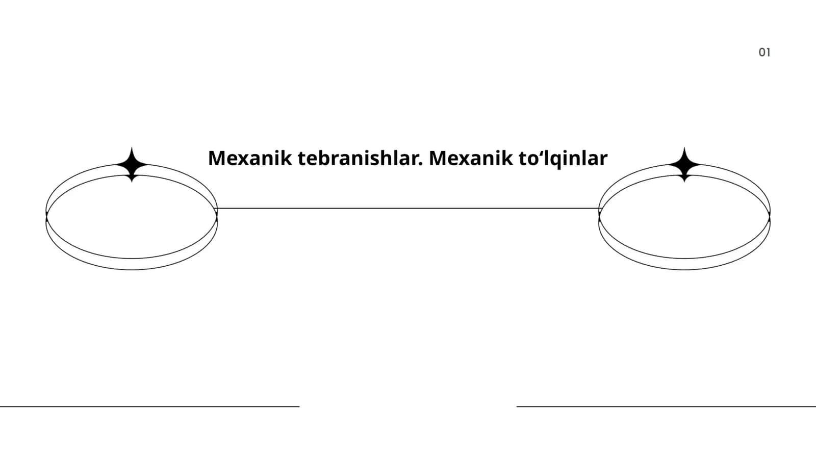Mexanik tebranishlar. Mexanik toʻlqinlar