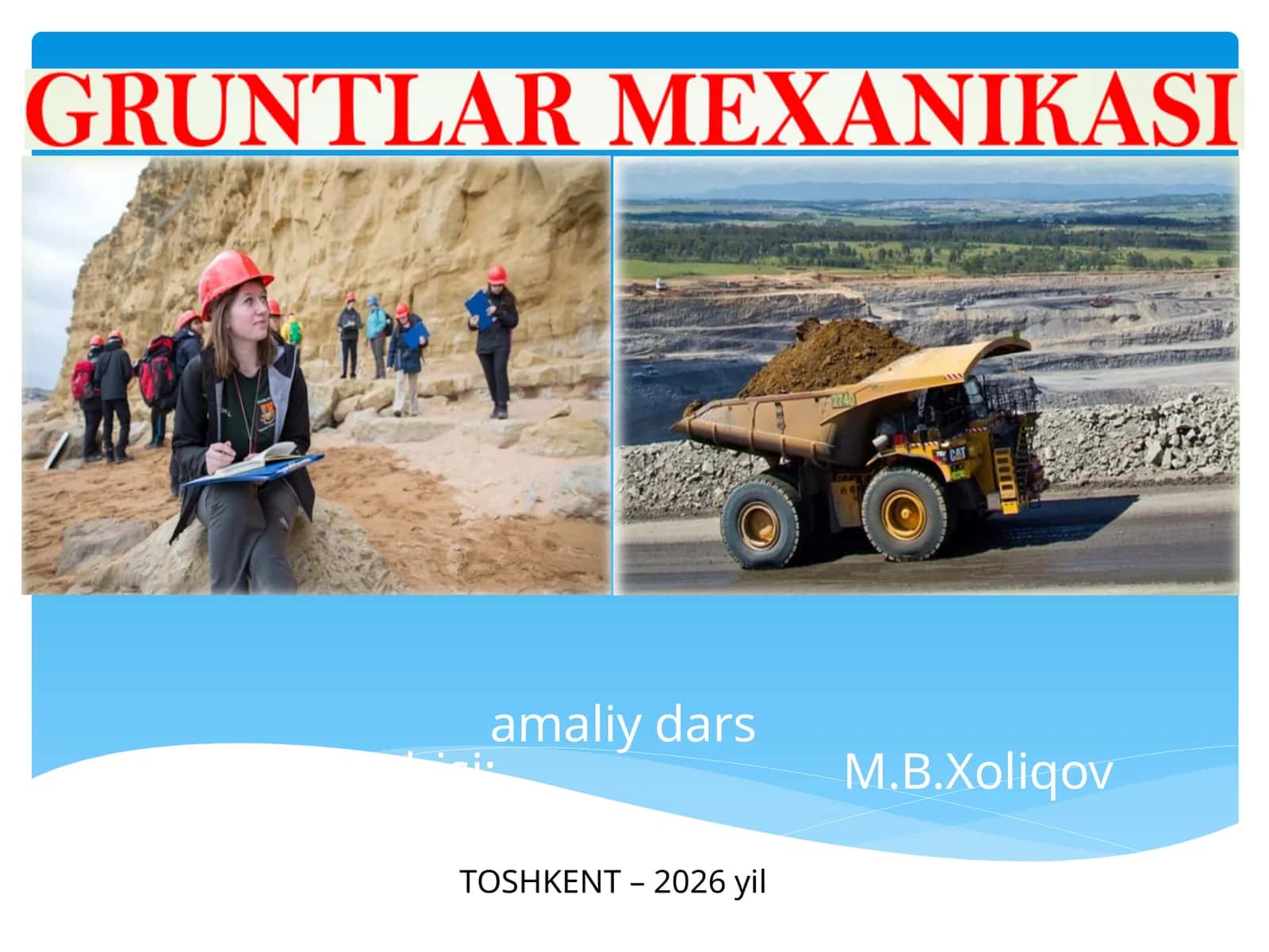 Gruntlardonadorlik tarkibi va zarrachalarining solishtirma og’irligi