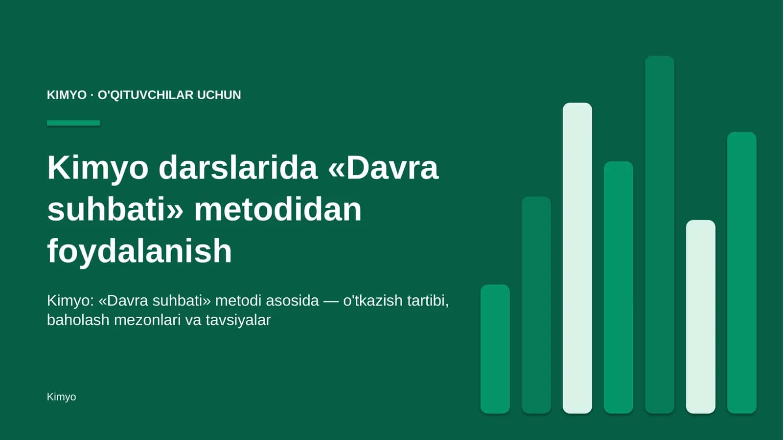 kimyo darslarida davra suhbati metodidan foydalanish 5765