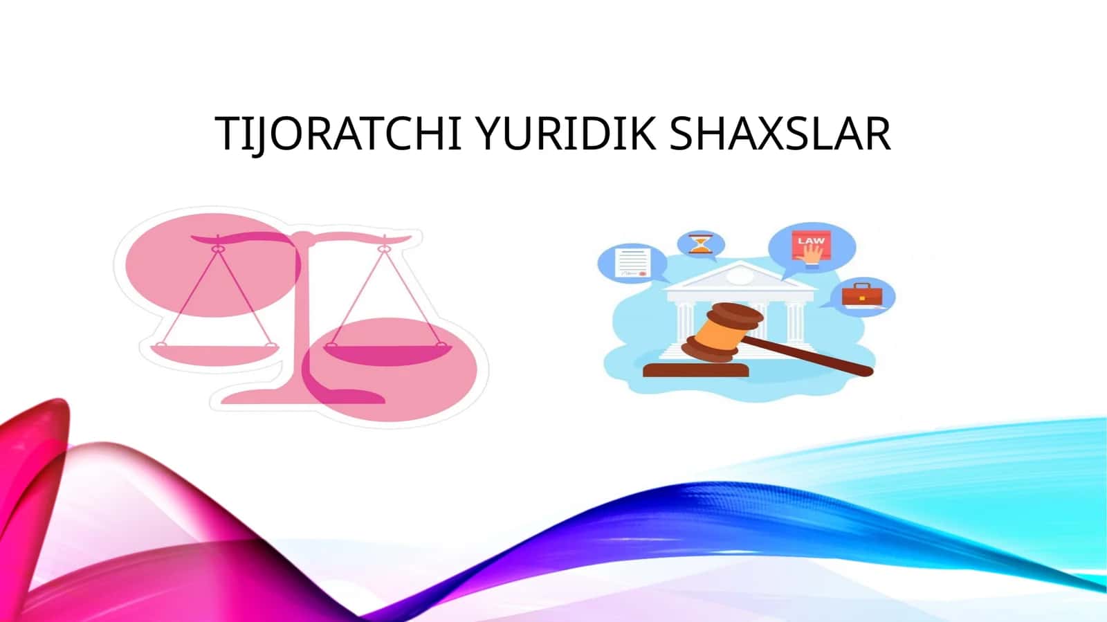 Tijoratchi yuridik shaxslar