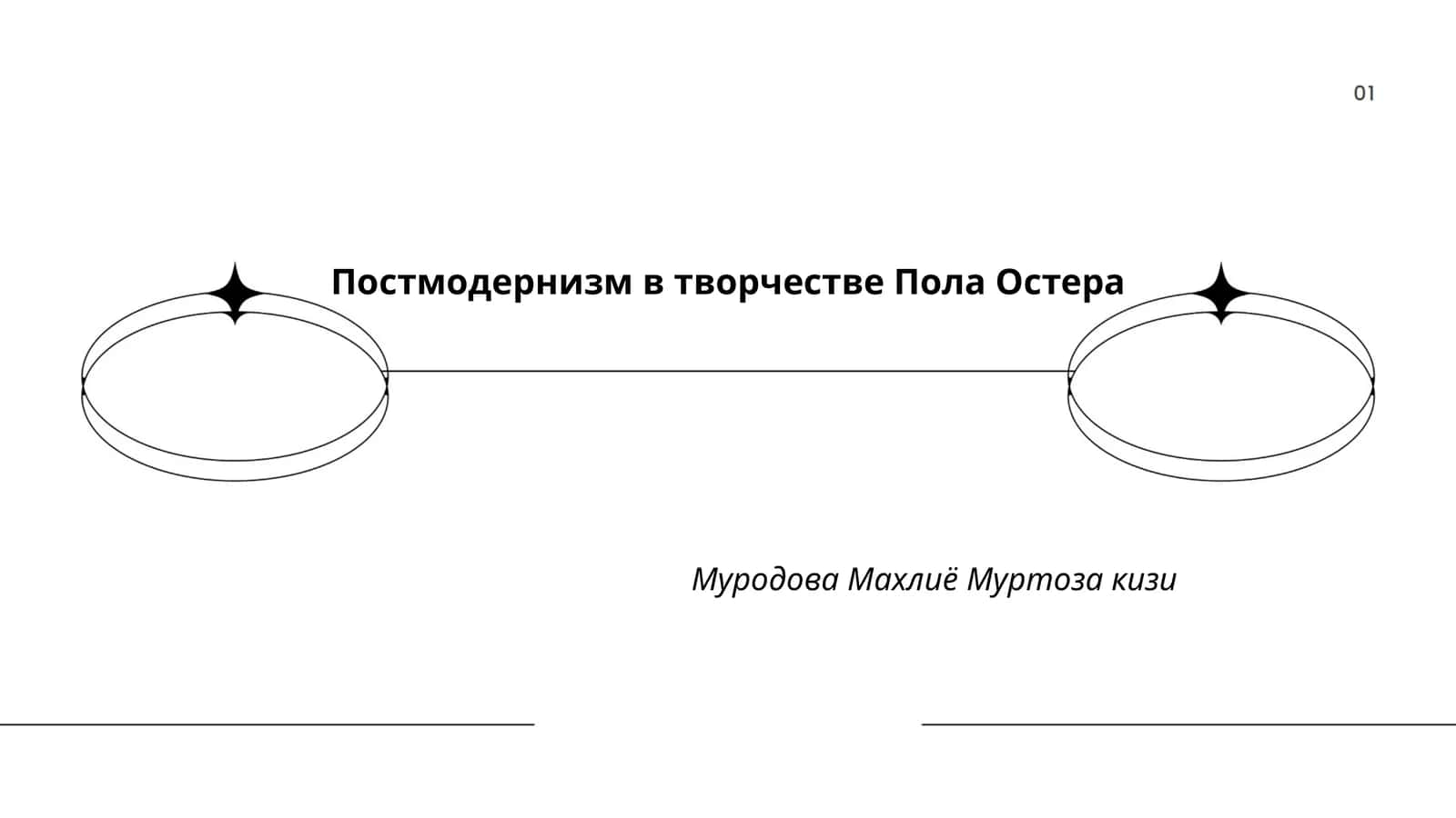 Постмодернизм в творчестве Пола Остера
