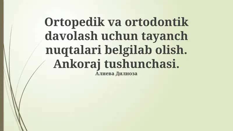 Tayanch nuqtalarini o'rnatish: Asosiy tushunchalar va ahamiyati