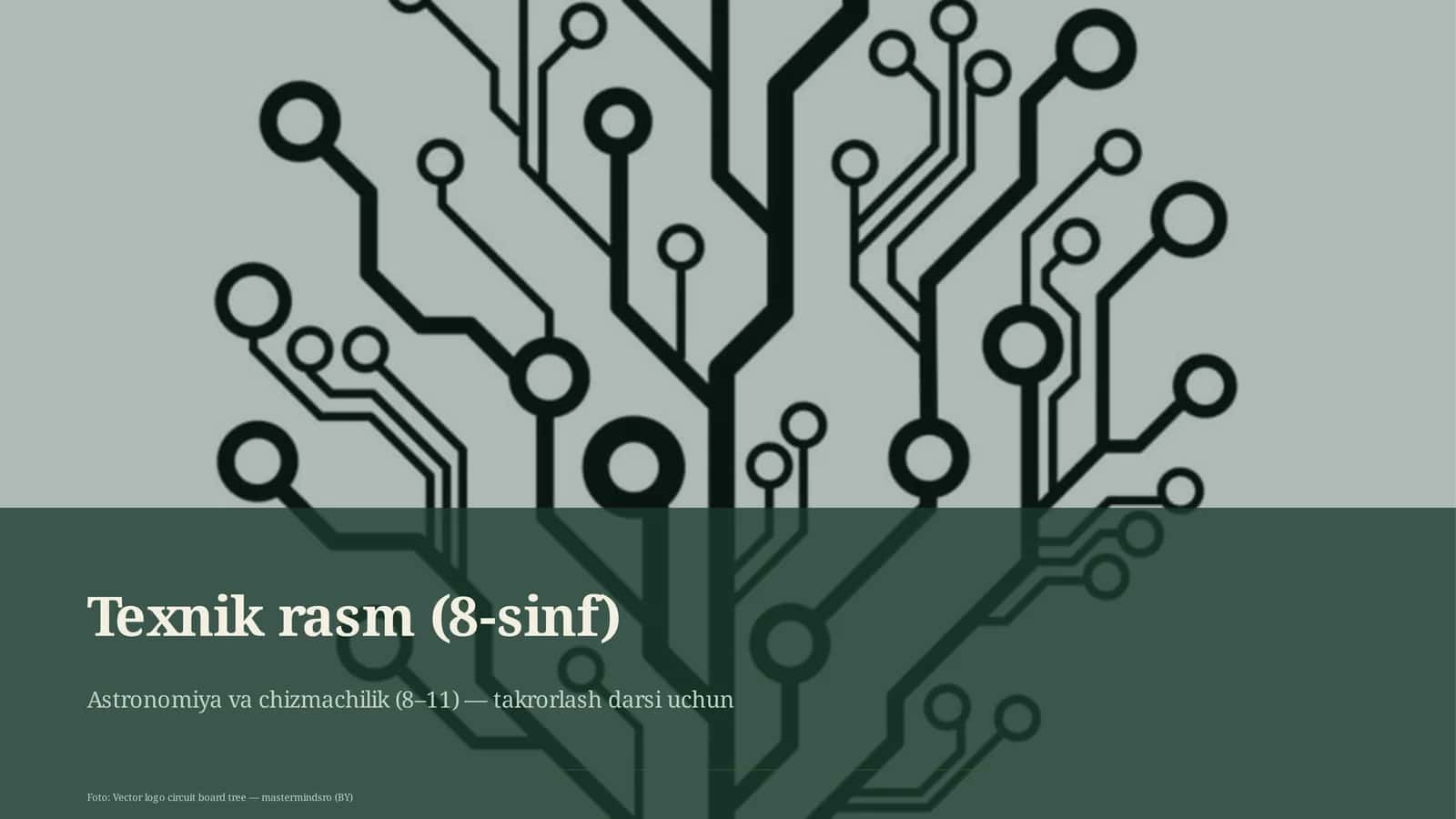 Texnik rasm (8-sinf)