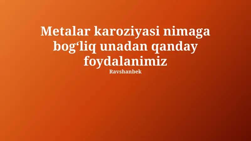 Korroziyani boshqarish usullari