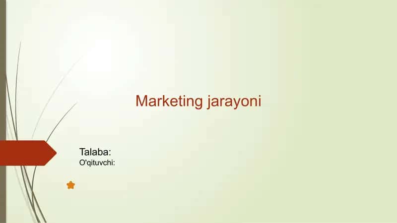 Marketing_jarayoni (Menejment.Marketing)