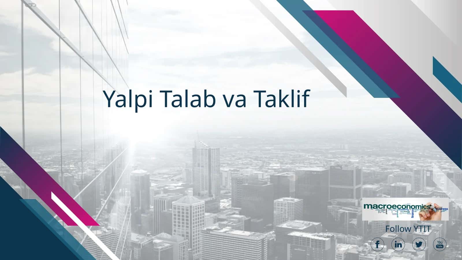 Yalpi Talab va Taklif
