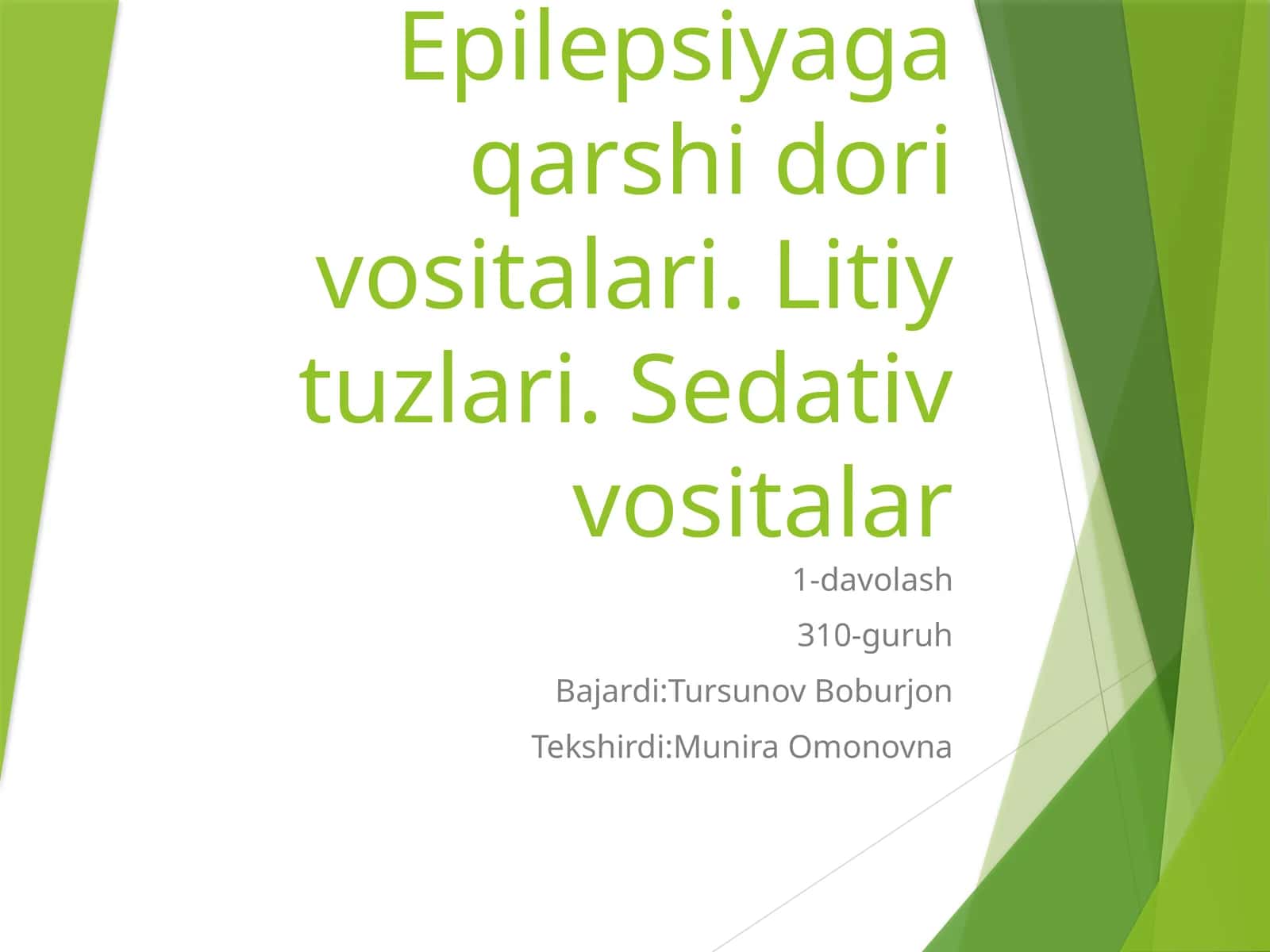 Epilepsiyaga qarshi dorilar