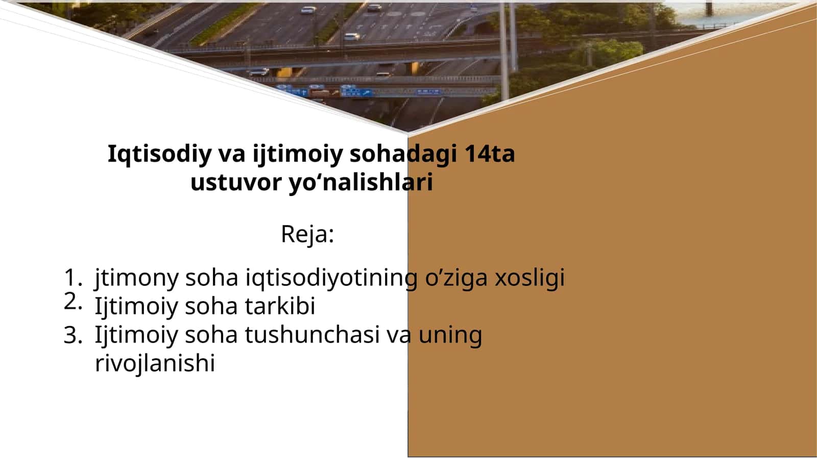 Iqtisodiyvaijtimoiysohadagi14taustuvoryoʻnalishlari