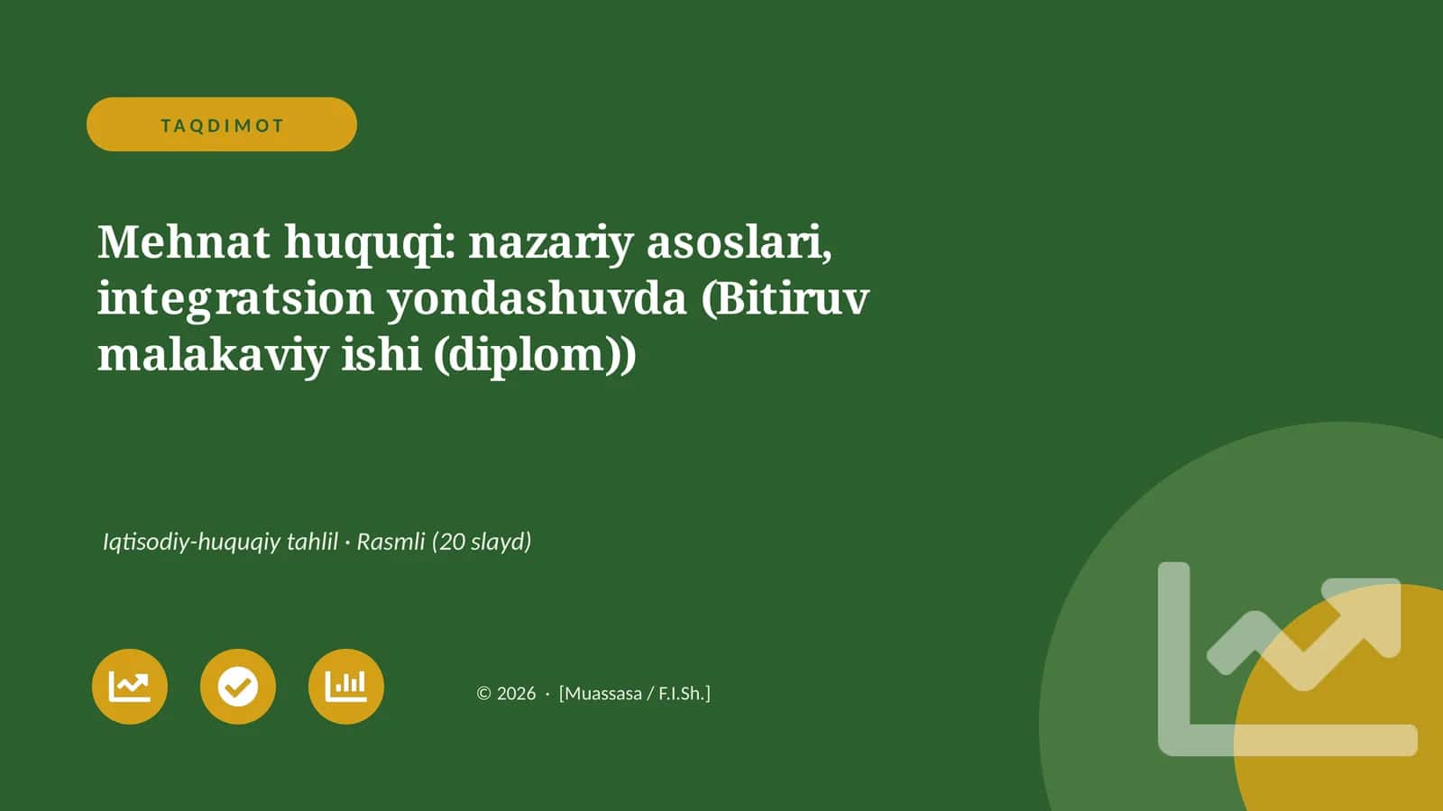 Mehnat huquqi: nazariy asoslari, integratsion yondashuvda (Bitiruv malakaviy ishi (diplom))