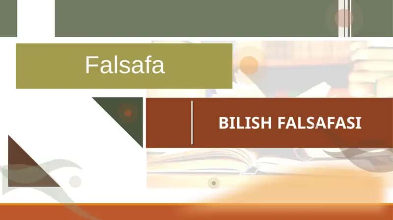 BILISH FALSAFASI