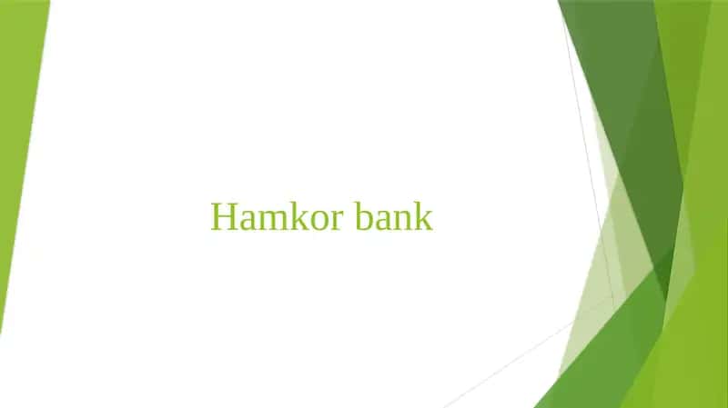Hamkor bank