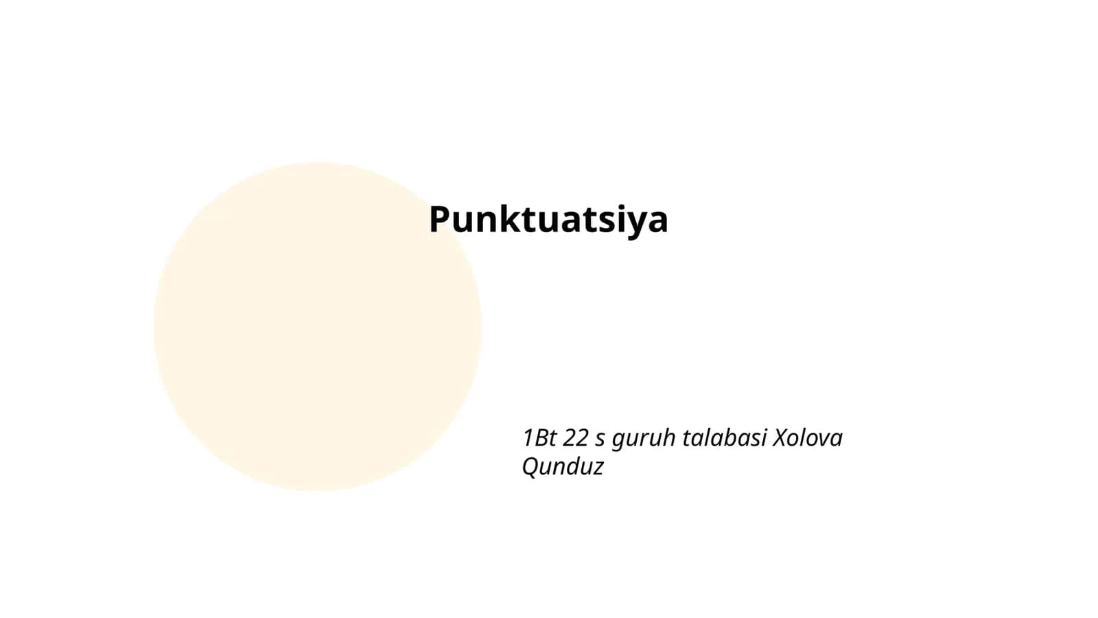 Punktuatsiya