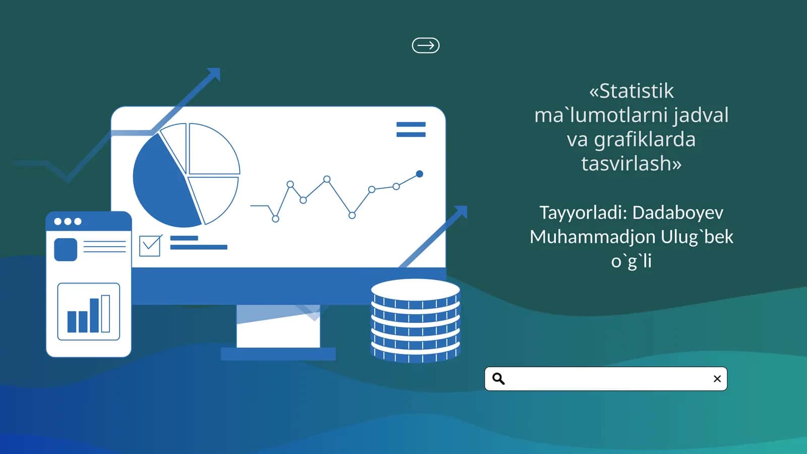 Statistik ma`lumotlarni jadval va grafiklarda tasvirlash