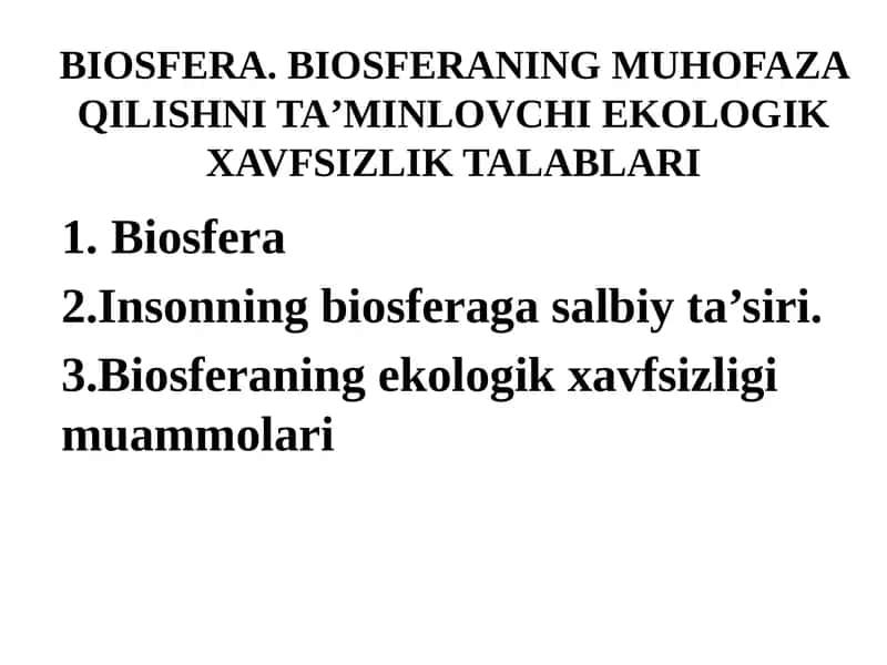 BIOSFERA