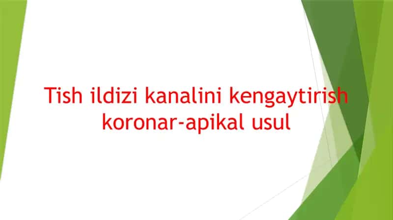 Ildiz kanalini kengaytirish