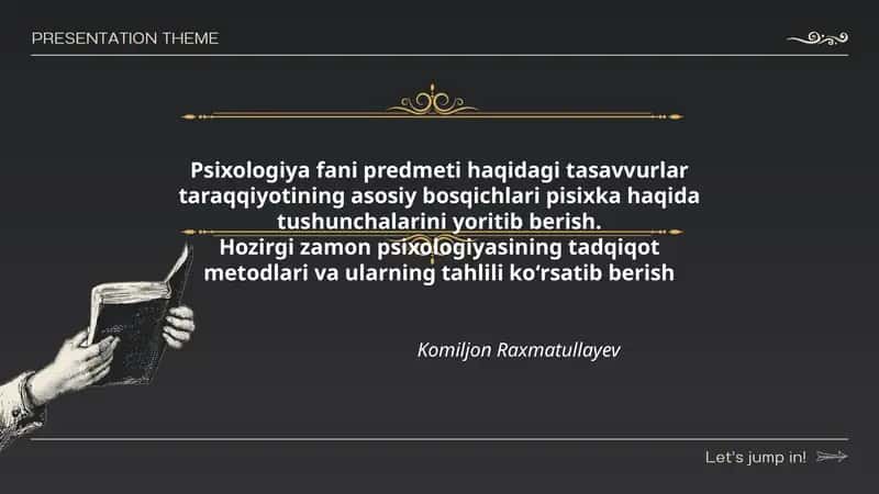 Psixologiya fanining tadqiqot metodlari