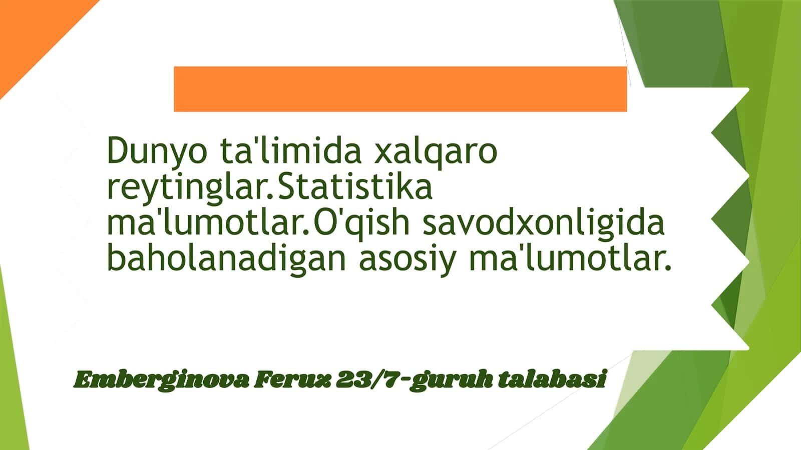 Xalqaro baholash dasturlari