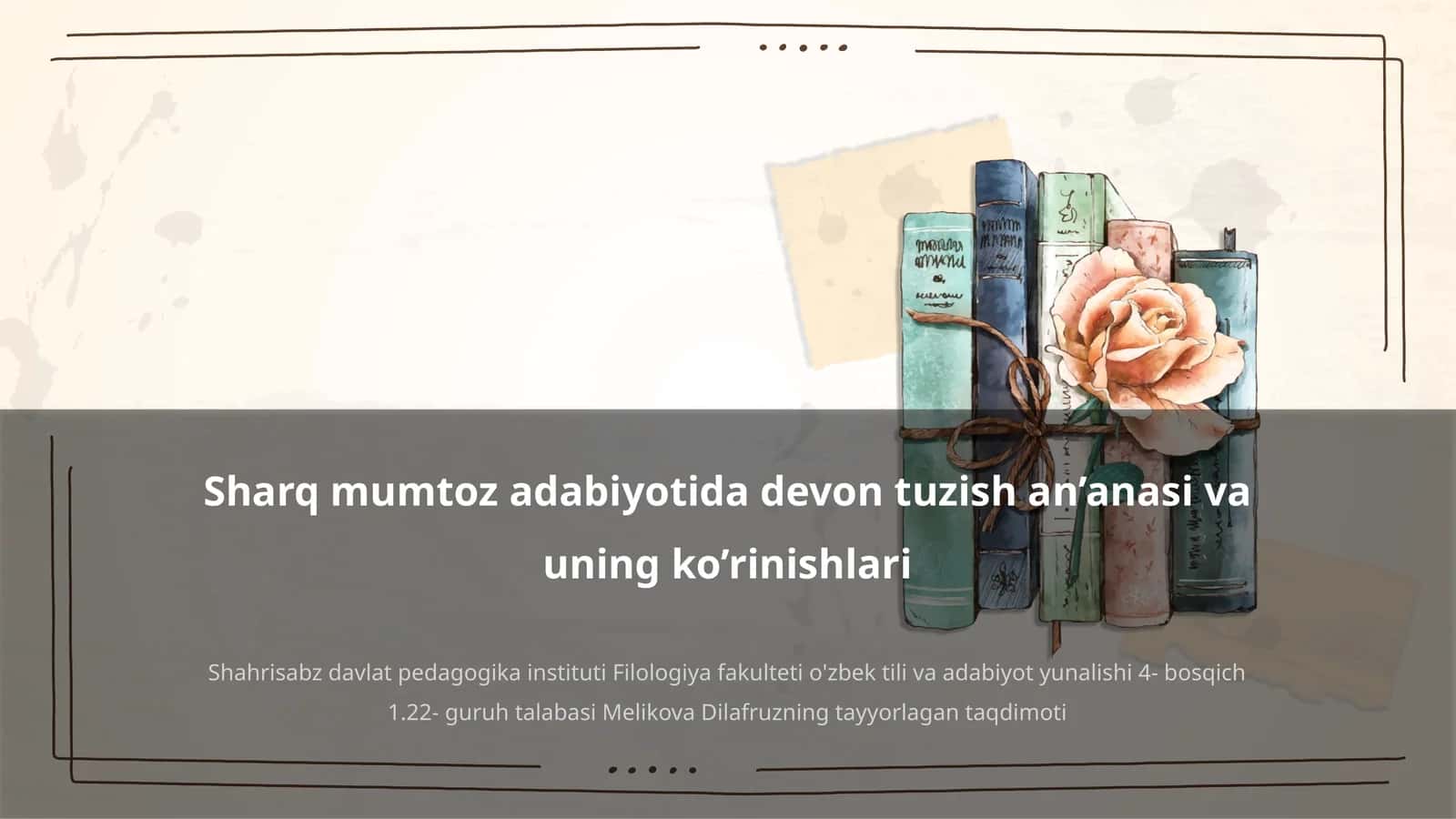 Devon tuzish an’anasi va uning ko’rinishlari