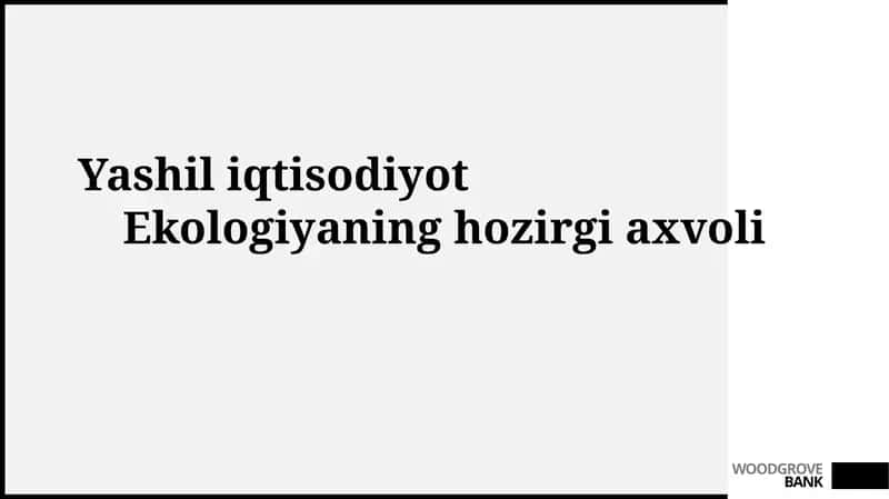 Yashil iqtisodiyot