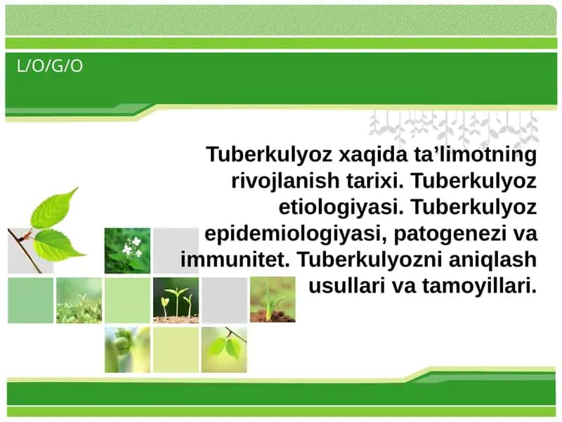 Tuberkulyozni Aniqlash Usullari va Tamoyillari