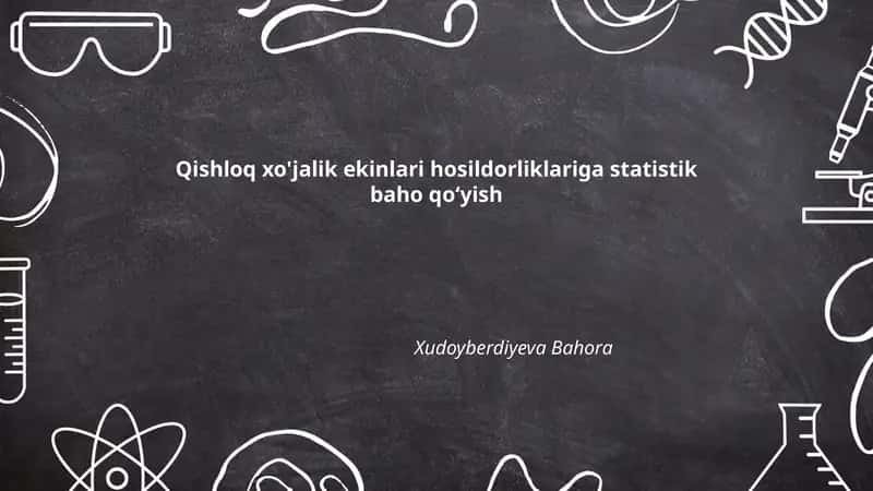 RCBD (tasodifiy to‘liq blok dizayni) hosildorlik sinovlarida maydon heterogenligini bloklash