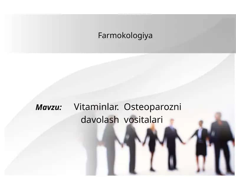 Farmokologiya