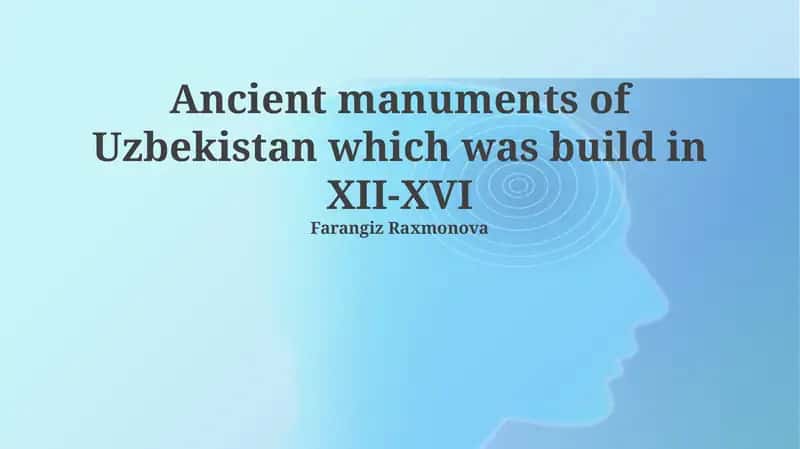 Golden Age of Uzbek Architecture: 12th-16th Centuries