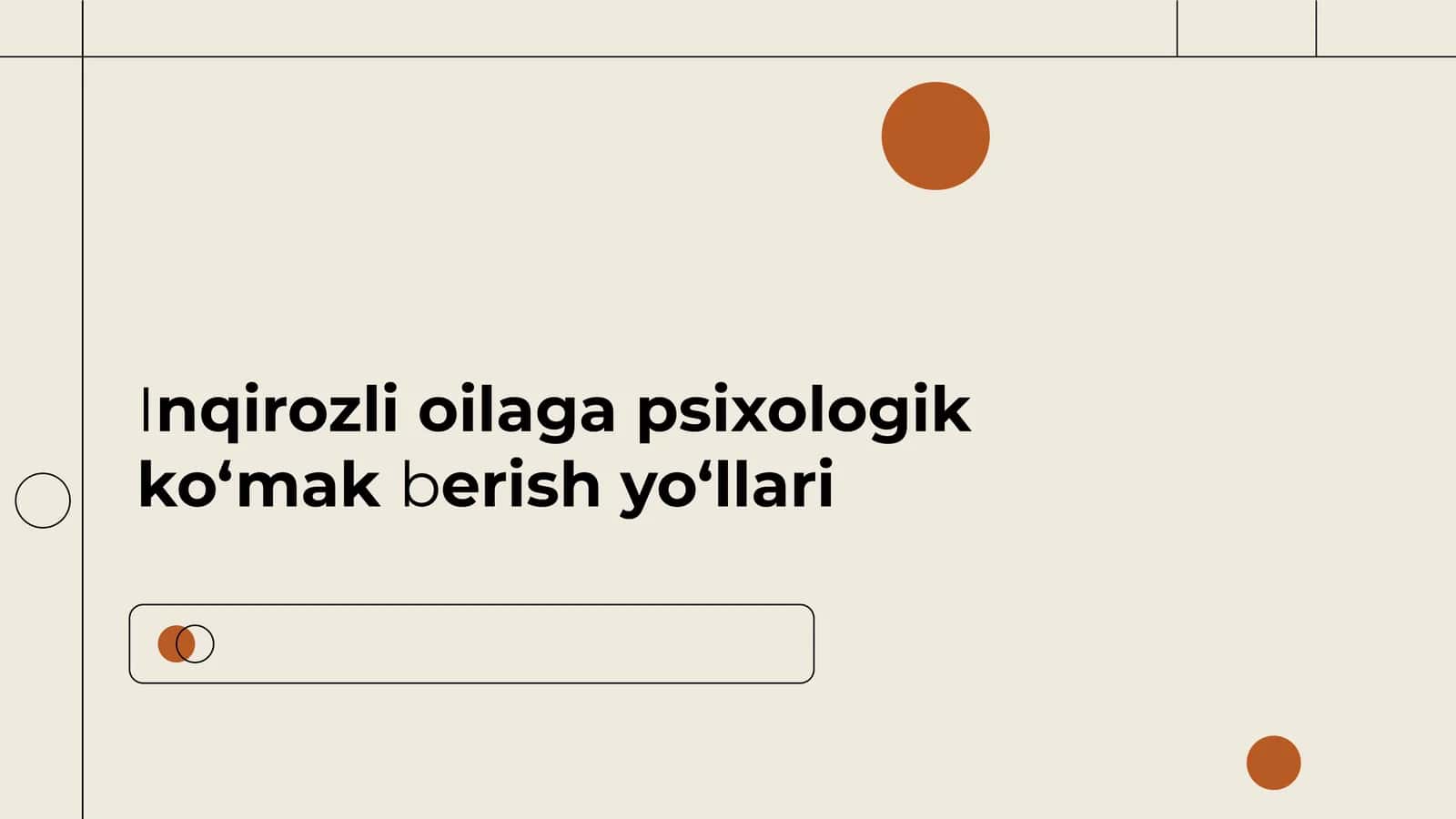Inqirozlioilagapsixologikko‘makberishyo‘llari