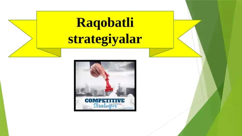 Raqobatli strategiyalar