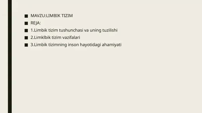 Limbik tizim