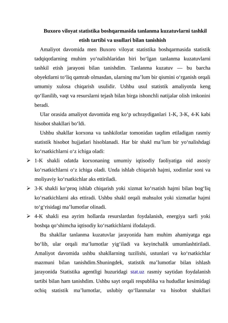 Tanlanma Kuzatuv