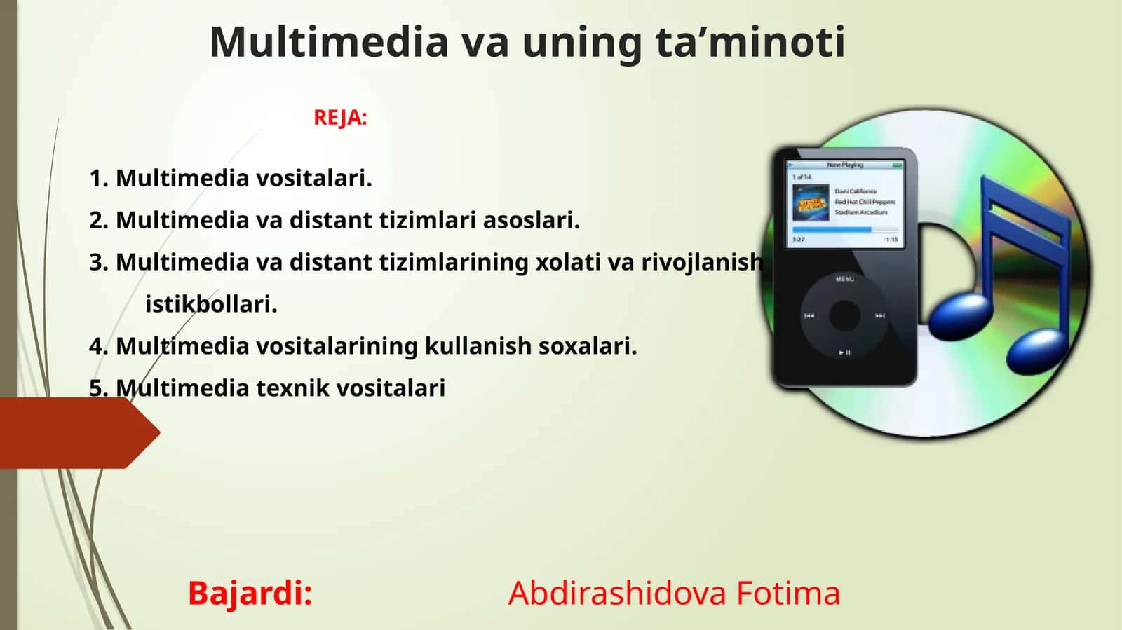 Multimedia va uning taʼminoti