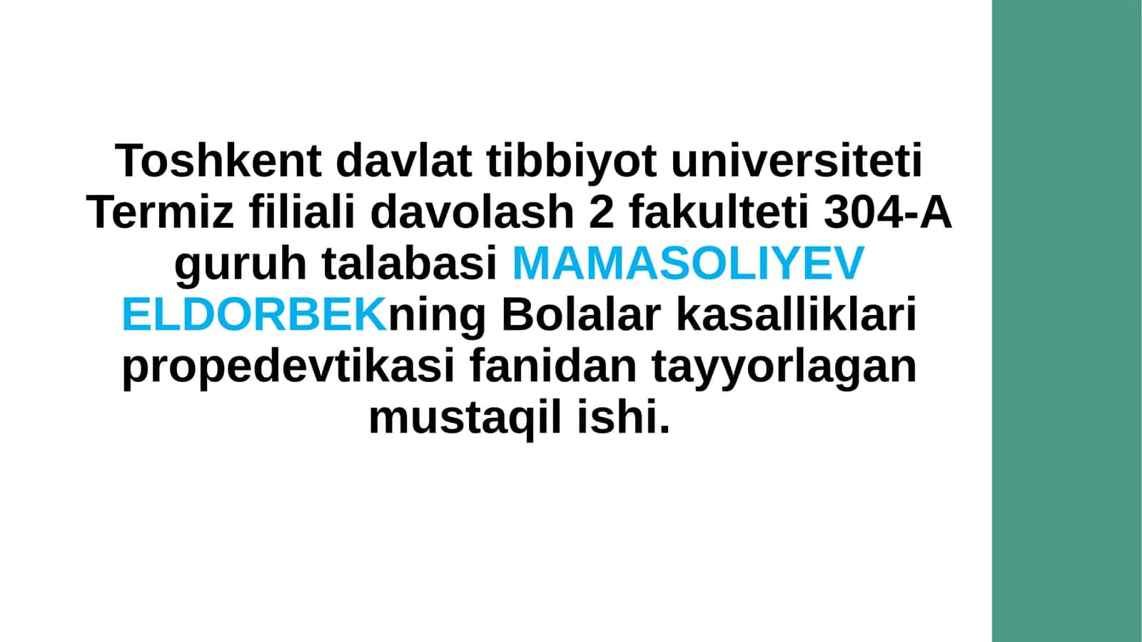 Bolalarda endokrintizimaʻzolarining anatomo-fiziologik xususiyatlari